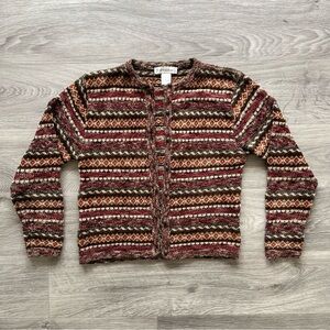 Dressbarn Bohemian Folk Cardigan